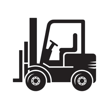 Simple Forklift Illustration Download vector