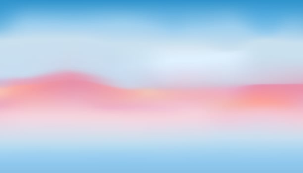 Sky background mesh. Abstract sunset. Gradient illustration. vector