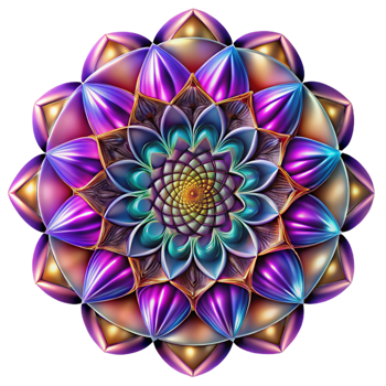 extraordinary modern A Kaleidoscopic Pattern of Swirling Fract high resolution png