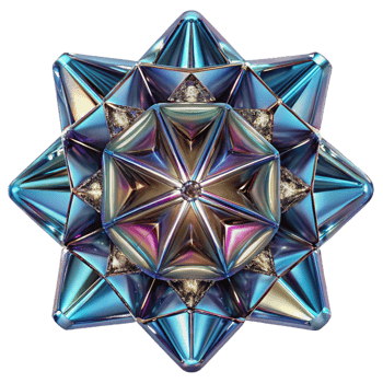 impressive creative A Kaleidoscope of Fragmented Mirrored Sur detailed png
