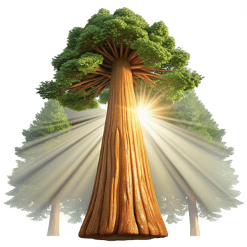 stunning modern A Giant Sequoia Tree Reaching Towards The genuine png