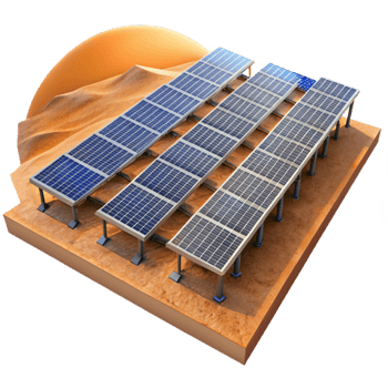 magnificent abstract A Solar Panel Farm Stretching Across a D high quality png