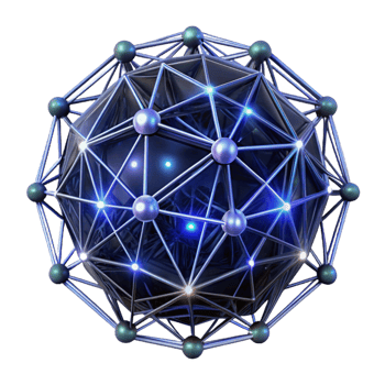 dramatic minimalist Glowing Network of Lines detailed png
