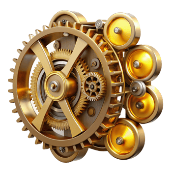 dramatic abstract A Highly Detailed Intricate Clockwork Me detailed png
