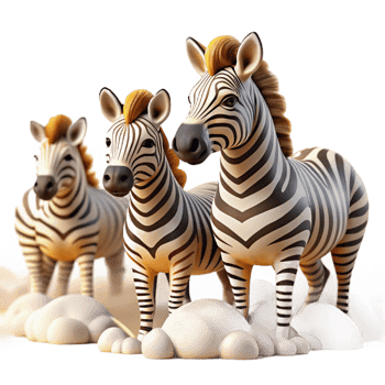 extraordinary traditional A Herd of Zebras Grazing on the Savanna professional png