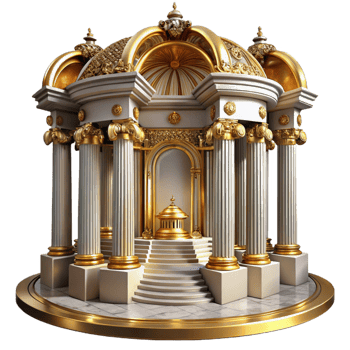 wonderful artistic Baroque Palace Ornate Gold Details and M genuine png