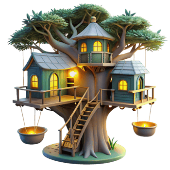 extraordinary traditional A Towering Ancient Treehouse Connected B exclusive png