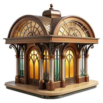 magnificent creative An Art Nouveau Metro Station with Intrica png