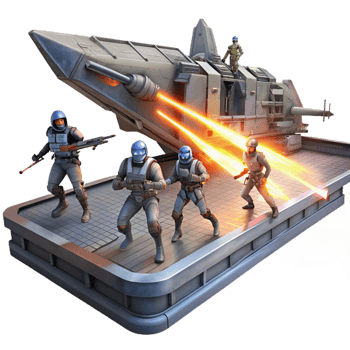 stunning classic A Group of Space Pirates Boarding a Derel professional png