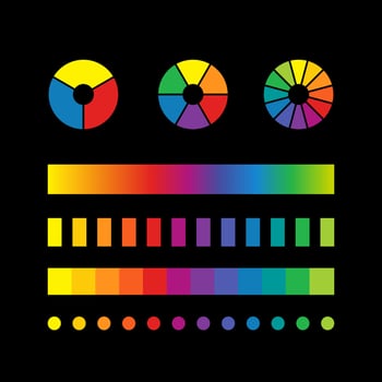 Colors, Spectrum, Wheels, Palette, vector