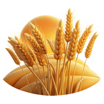serene vintage A Field of Ripe Wheat Swaying in the Wind premium png