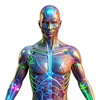 stunning traditional Glowing Human Figure Transparent high quality png