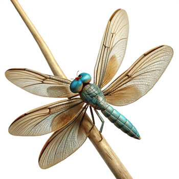 impressive creative A Close Up of a Dragonfly Perched on a Re exclusive png