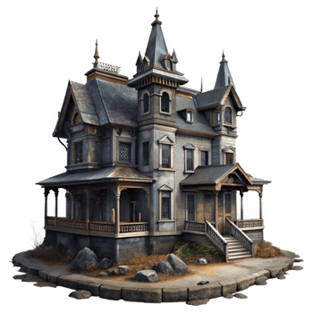 extraordinary vintage A Decaying Victorian Mansion Peeling Pai exclusive png