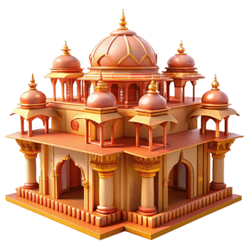 elegant modern Indian Palace Intricate Carvings Vibran high resolution png