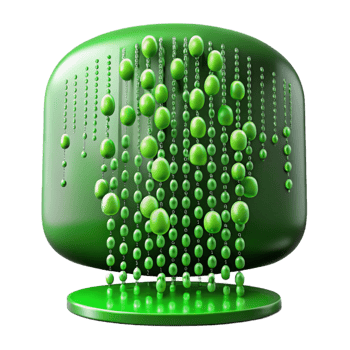 beautiful rustic Digital Rain Cascading Binary Code genuine png