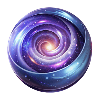 beautiful creative A Swirling Vortex of Galaxies and Stars detailed png