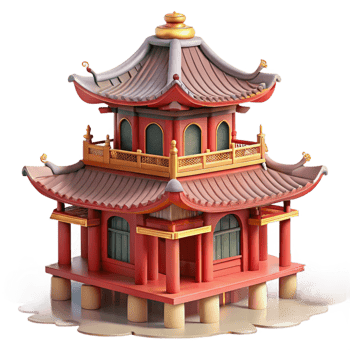 wonderful classic A Traditional Chinese Temple Complex Int genuine png