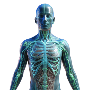 stunning creative A Transparent Human Body Showcasing the I premium png
