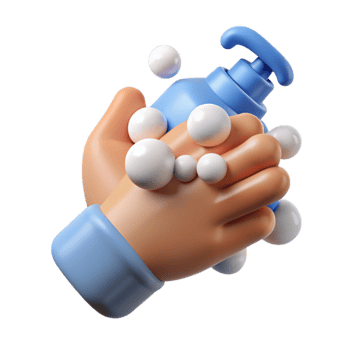 serene modern Hand Washing Icon Simple Design original png