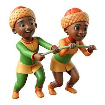 dramatic contemporary Harambee Pulling Together Kwanzaa Transparent Background genuine png