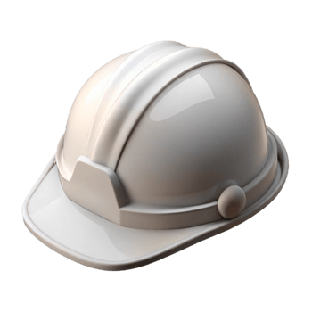vibrant creative Hard Hat White Construction Worker premium png