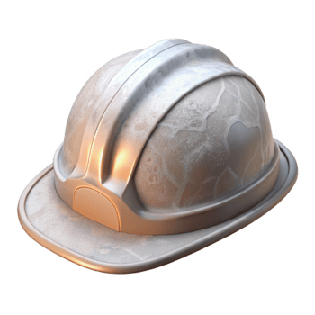 elegant traditional Hard Hat White Isolated on Transparent Background exclusive png