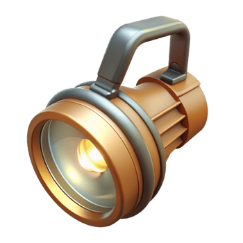 magnificent classic Headlamp Beam Shining Bright Transparent Background high resolution png