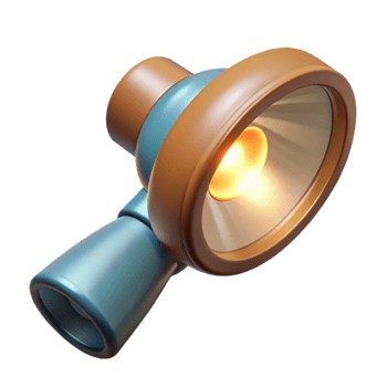 stunning contemporary Headlamp Beam Shining Forward Transparent professional png