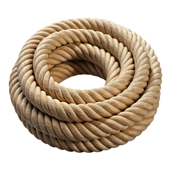 elegant traditional Hemp Fiber Rope Coil high resolution png