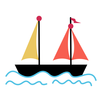 sailboat sailing in the ocean png