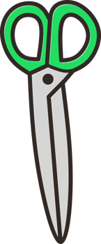 Scissors Cartoon School Tools Collection png