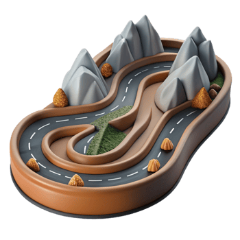stunning vintage High Angle View of Mountain Climber Cutout exclusive png