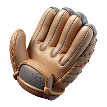 extraordinary creative High Contrast Baseball Glove Cutout exclusive png