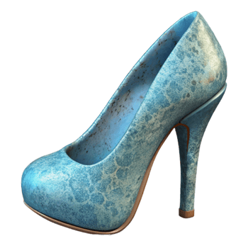 impressive modern High Heel Shoe Back View Cutout Isolated png