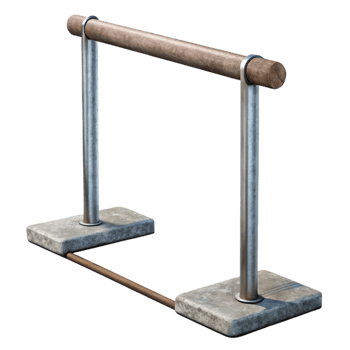 serene artistic High Jump Bar Metal Texture Close Up Transparent detailed png