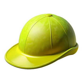 magnificent abstract Highlighter Yellow Cap Isolated Cutout premium png