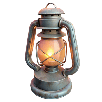 elegant modern Historic Lantern Soft Lighting Effect detailed png