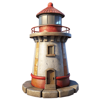 dramatic traditional Historic Lighthouse Dramatic Lighting high quality png