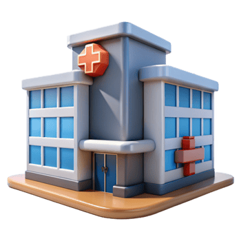 impressive vintage Hospital Building Modern Architecture professional png