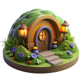 extraordinary contemporary A Cozy Hobbit Hole Built Into a Hillside png