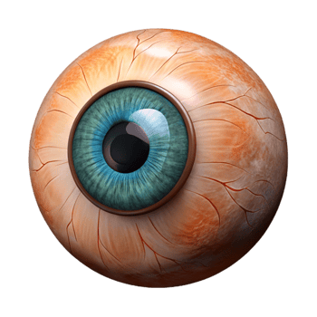 magnificent classic Human Eye Iris Detail Brown Transparent Background high resolution png