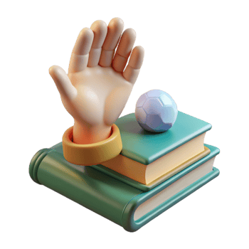 vibrant abstract Human Hand Reaching for Knowledge Isolated on White professional png