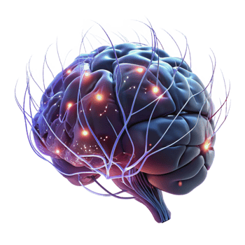 magnificent rustic A Digital Representation of a Human Brain premium png