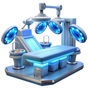 serene classic A Futuristic Hospital Operating Room Fill authentic png