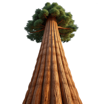impressive traditional A Giant Sequoia Tree Reaching Towards Th 4K png