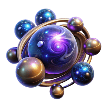 dramatic traditional Celestial Dance Cosmic Bodies Render high quality png