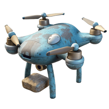 wonderful artistic Hydrographic Survey Drone Cutout original png