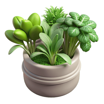 wonderful classic Hydroponic Herbs Variety Pack Isolated Cutout png