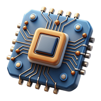 serene abstract A Close Up of a Circuit Board Intricat professional png